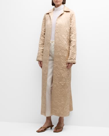 Albus Lumen Greta Embroidered Long Coat