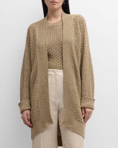 Left: Proenza Schouler oversized cable-knit wool cardigan, $1,195