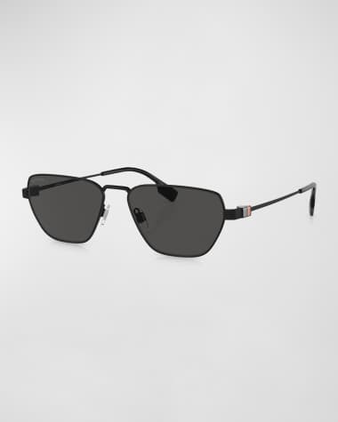 Burberry Men's Metal Square Sunglasses