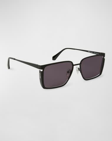 Off-White Yoder Metal & Acetate Square Sunglasses