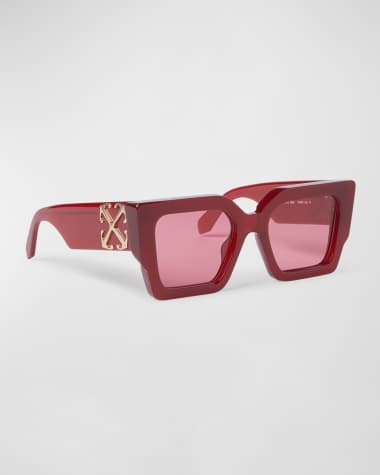 Off-White Catalina Acetate Butterfly Sunglasses