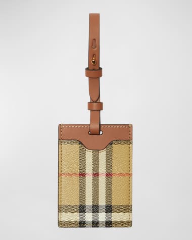 Burberry Check Luggage Tag