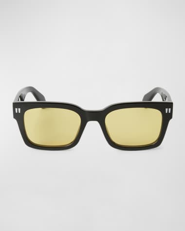 Off-White Men's Midland Acetate Square Sunglasses