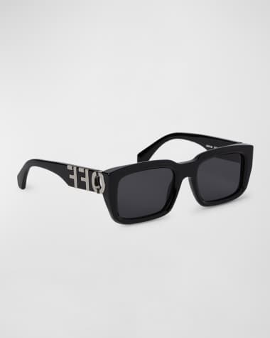 Off-White Men's Hays Acetate Rectangle Sunglasses