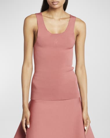 JW Anderson Anchor Logo Fitted Tank Top