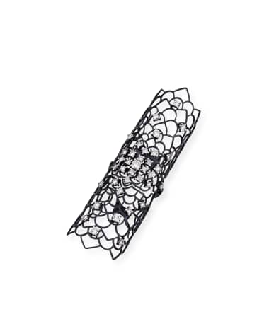 Staurino Moresca Blackened White Gold & Diamond Ring