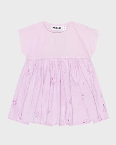 Molo Girl's Channi Combo Dress, Size 6M-2