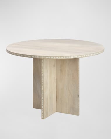 Jamie Young Sama Bistro Dining Table, 45" Round