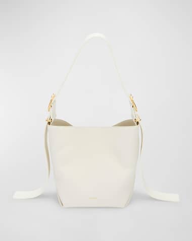 Jil Sander Small Folded Leather Tote Bag