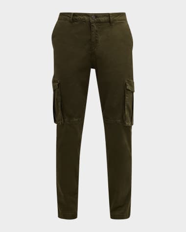 Men Solid Tapered Pants  Green pants men, Olive green pants men