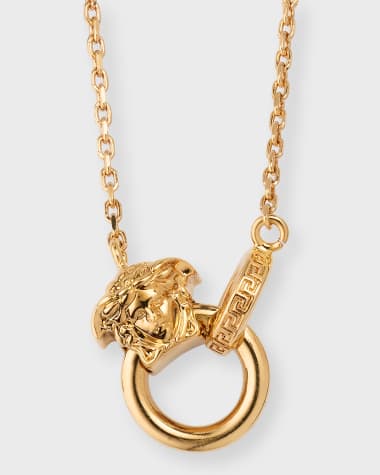 Mens versace best sale chain