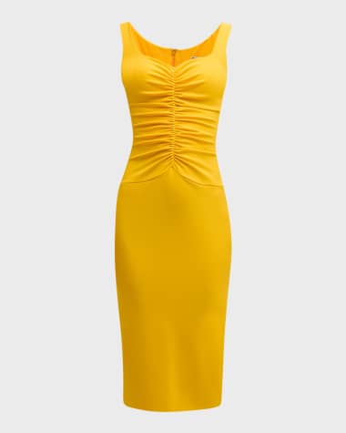 Neiman marcus yellow dress best sale