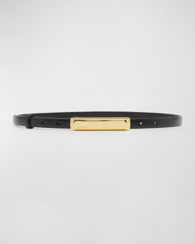 TOM FORD Leather Bar Belt