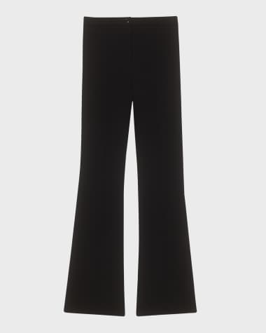 Theory Compact Crepe Flare Pants