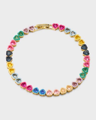 BaubleBar Kali Rainbow Heart Bracelet