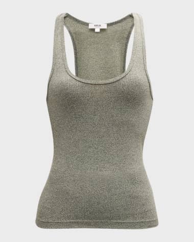 AGOLDE Bianca Knit Racerback Tank