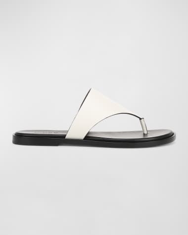 Neiman marcus white sandals sale