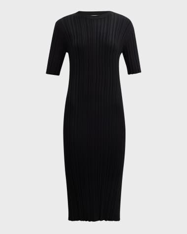Loulou Studio Elea Ribbed Knit Midi Dress