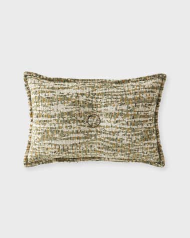 Sherry Kline Home Bryson Button Boudoir Pillow, 14" x 20"