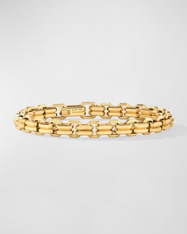 David Yurman Men's Streamline Double Heirloom Link Bracelet in 18K Gold, 8mm