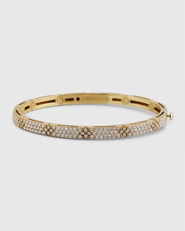 Roberto Coin 18K Love in Verona All Diamond Bangle