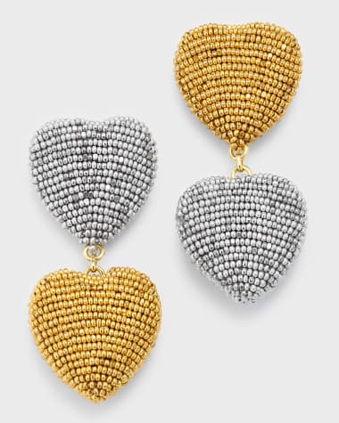 Mignonne Gavigan Mini Heart Breaker Drop Earrings
