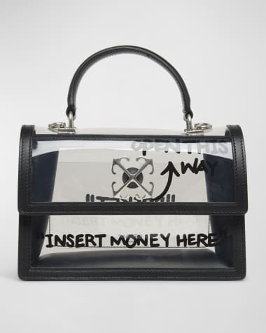 Off-White Jitney 1.4 Clear Top-Handle Bag