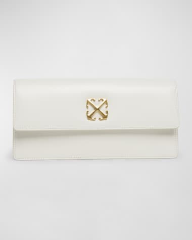 Off-White Jitney 1.0 Flap Leather Shoulder Bag