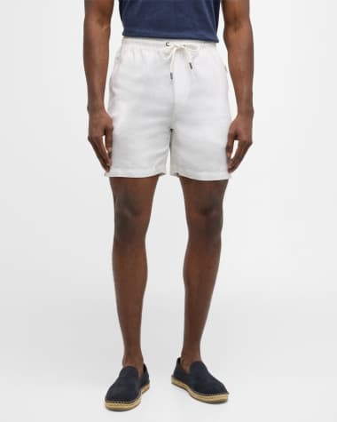Onia Men's Air Linen Pull-On Shorts