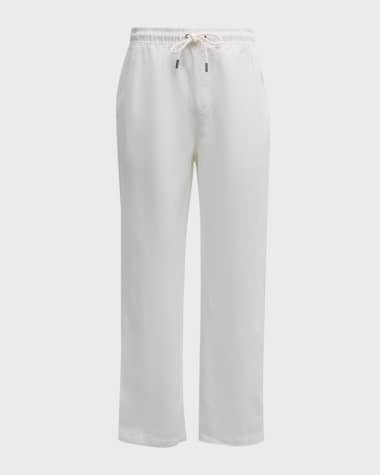 Onia Men's Air Linen Pull-On Pants