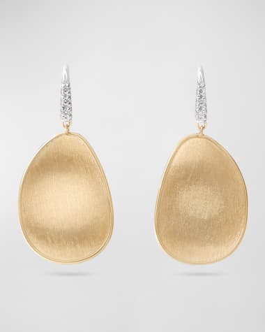 Marco Bicego Lunaria Drop Earrings with Diamonds