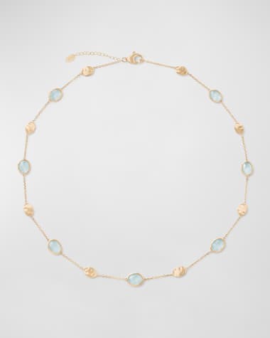 Marco Bicego 18K Siviglia Aquamarine Necklace