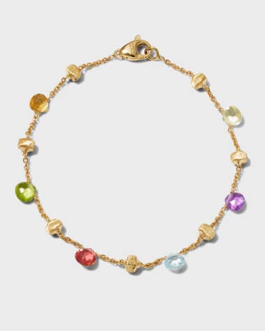 Marco Bicego Paradise 18k Gold & Mixed Semiprecious Stone Bracelet