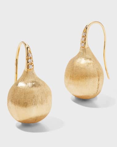 Marco Bicego Africa 18k Diamond Drop Earrings