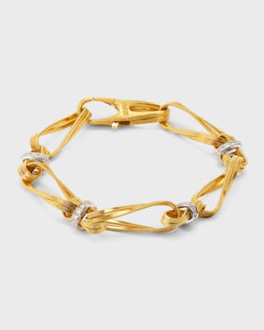 Marco Bicego 18K Yellow Gold Marrakech Onde Double Link Bracelet