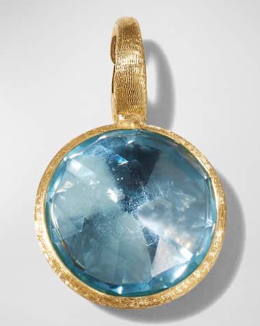 Marco Bicego 18k Jaipur Yellow Gold Small Blue Topaz Pendant