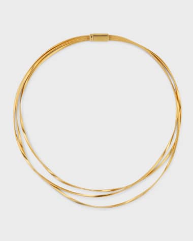 Marco Bicego 18K Yellow Gold Marrakech Three Strand Necklace