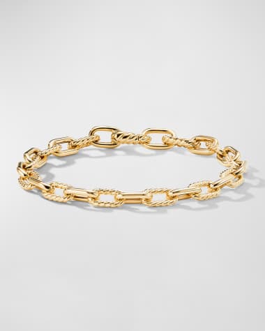 David Yurman DY Madison Chain Bracelet in 18K Gold, 6mm