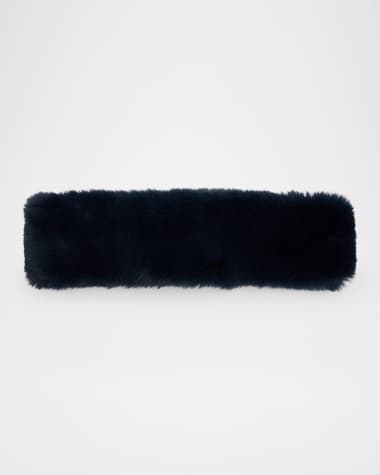 Surell Accessories Faux Rex Rabbit Fur Headband
