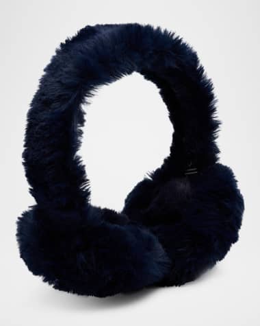 Surell Accessories Faux Rex Rabbit Ear Muffs