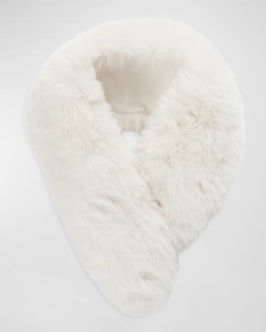 Fabulous Furs Chateau Faux Fur Clip Scarf