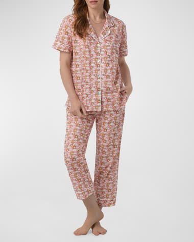 Gigi Cotton Poplin Short Sleeve Pajamas