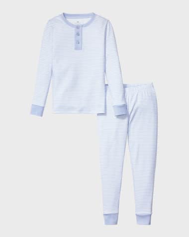 Petite Plume Kid's Pima Cotton Snug Fit Pajama Set, Size 2-14