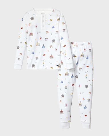 Petite Plume Kid's Pima Cotton Snug Fit Pajama Set, Size 2-14