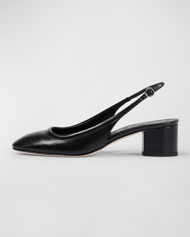 Aeyde Romy Leather Slingback Pumps