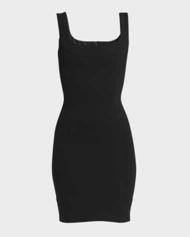Dolce&Gabbana Jersey Scoop-Neck Mini Dress