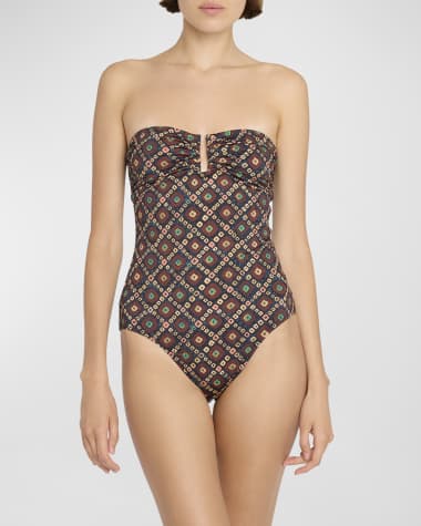 Ulla Johnson Monterey Strapless One-Piece Swimsuit