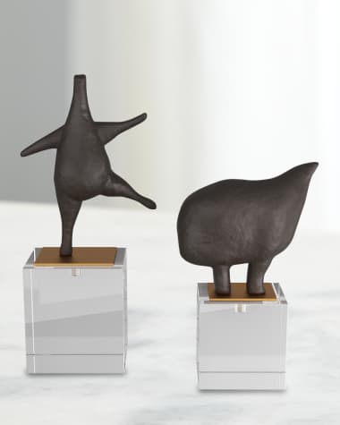 Arteriors Brovina Sculptures, Set of 2