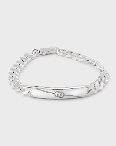 Gucci Men's Gucci Tag Bracelet, Silver