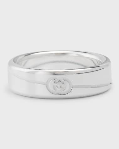 Gucci Men's Gucci Tag Ring, 6mm Silver